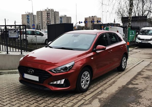 Hyundai I30 cena 51900 przebieg: 137000, rok produkcji 2021 z Rawicz małe 92